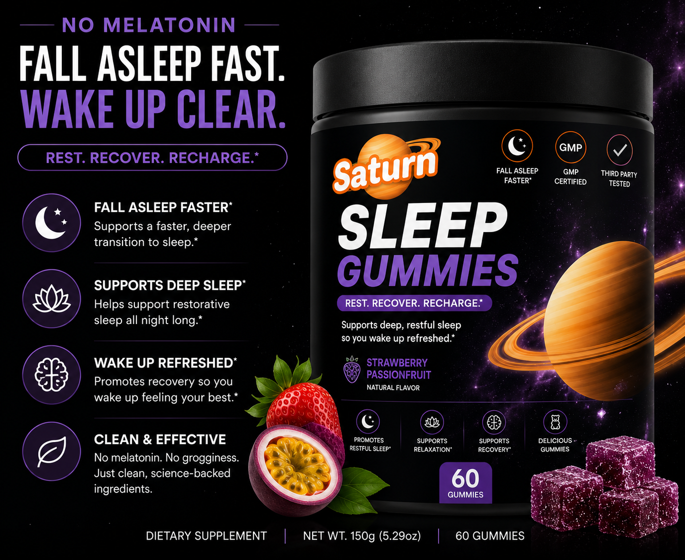 Saturn™ Deep Sleep Gummies
